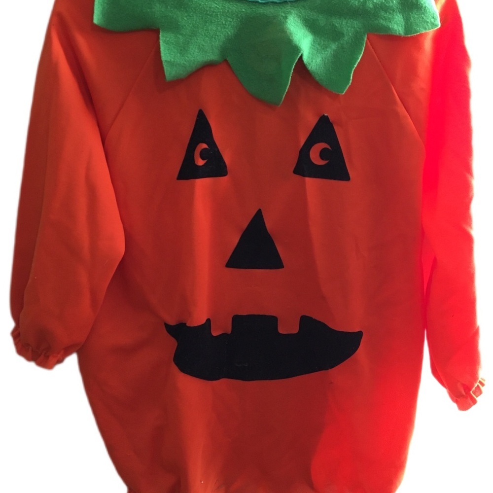 Pumpkin Costume for Kids - Orange and Green